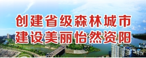 用鸡巴狠狠操小穴视频创建省级森林城市 建设美丽怡然资阳